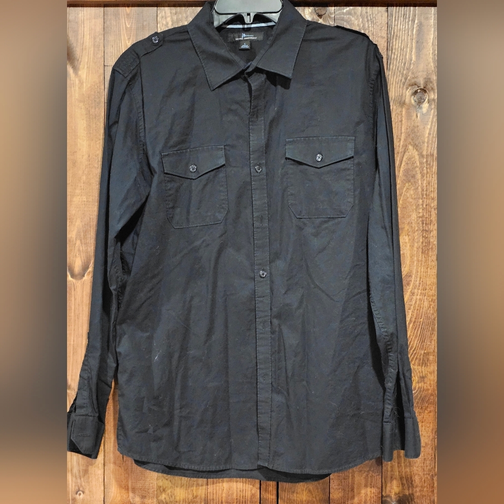 Marc Anthony Black Dress Shirt